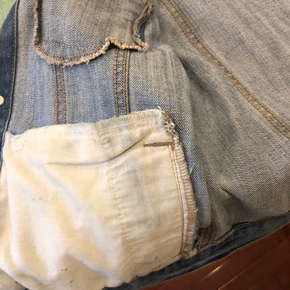 Children’s Place Boy’s Denim Jacket Medium (7/8) - Picture 4 of 6